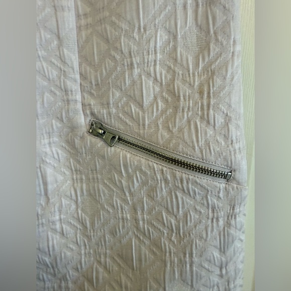 J. Crew Vivid Lilac Geometric Jacquard Shift Dress with Zip Pockets - XS - Picture 6 of 8